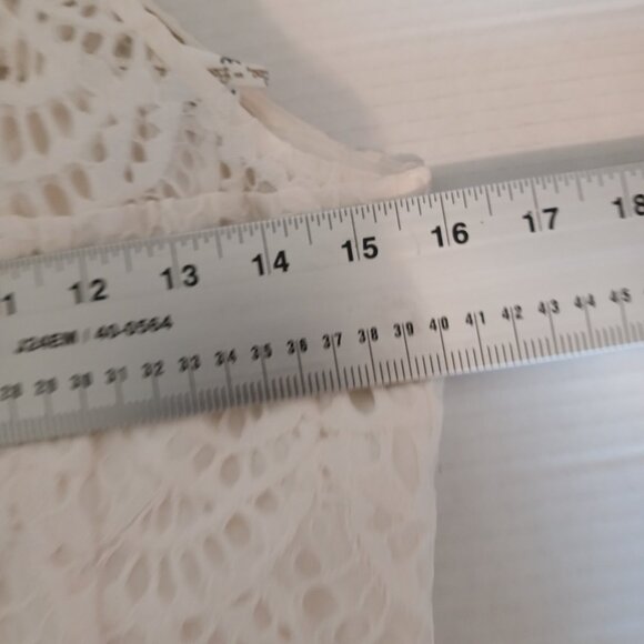 Lilly Pulitzer Dress Off White Midi Lace Size 6 - Picture 7 of 11